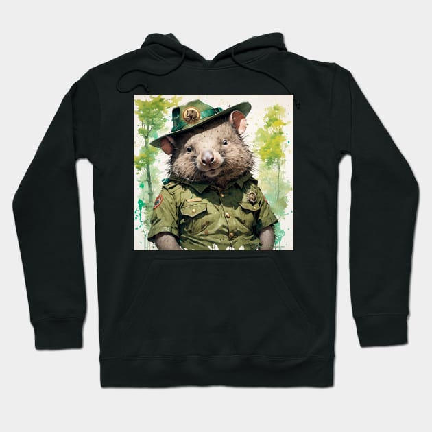 Ranger Wombat Hoodie by J7Simpson